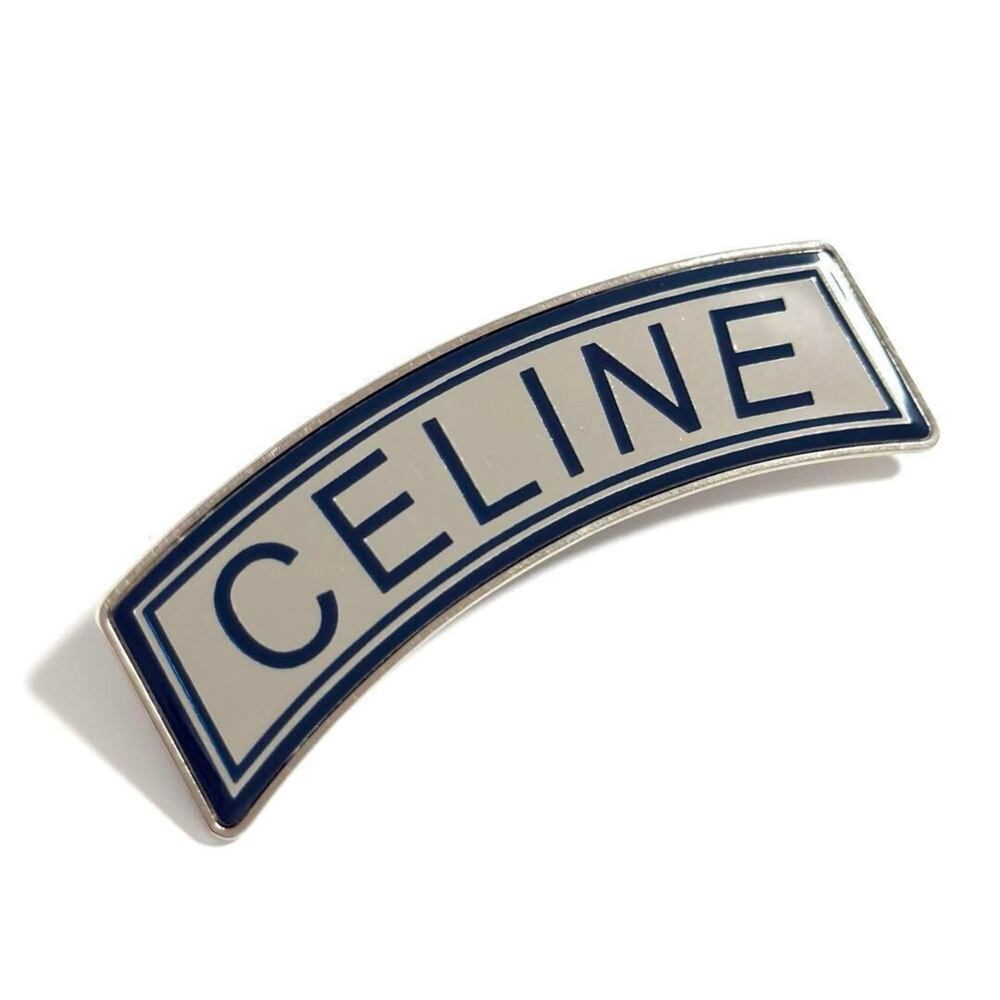 CELINE Silver Brooch